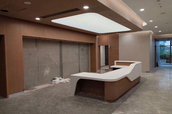 Antimicrobial Stretch Ceiling in Hospital