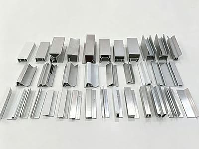 Aluminum profiles for stretch ceiling
