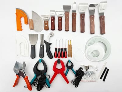 Stretch ceiling installation tools