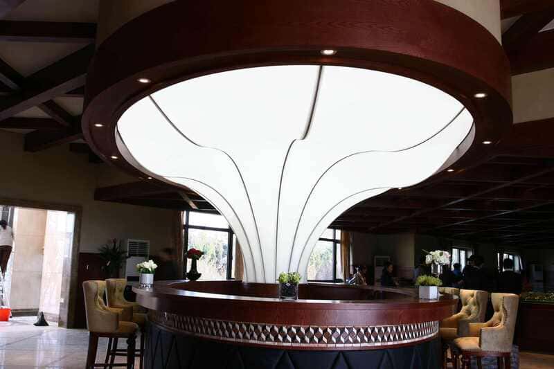 3D stretch ceiling optical illusion vs structural design