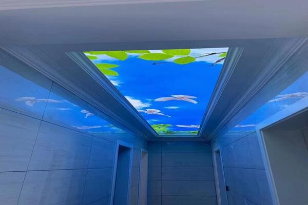 stretch ceiling design options for living room